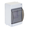 Щиток ОП Тусо 4 мод, с верт.двер., 130*87*83мм, Рувинил, КМПН, 68104 (44)