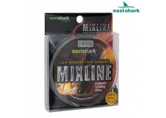 Леска MIXLINE 0,18 100 м чёрно-зелёная, 4,50 кг