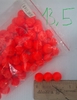 Шамат (бобышка) крашеный, без крючка, пеленгас, красный №13,5 (100)