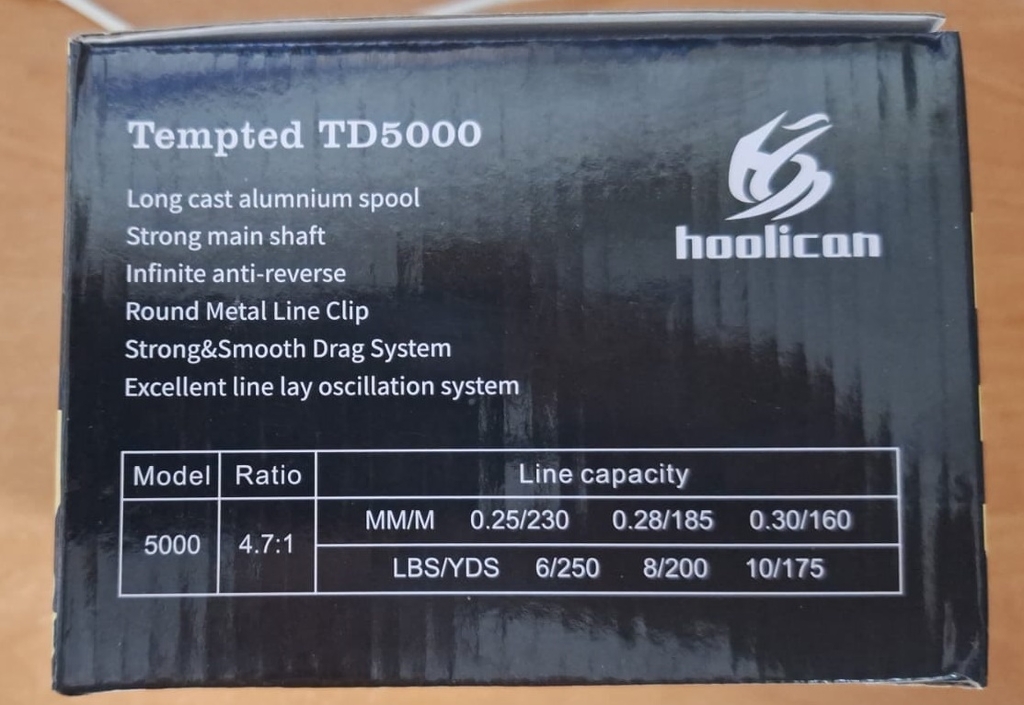 Катушка Hooligan TD-5000, 4,7:1, 5+1 подш, запас шпуля