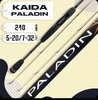 Спиннинг штекер Kaida Paladin 842, 5-20 / 7-32гр (два хлыста), 2,1м