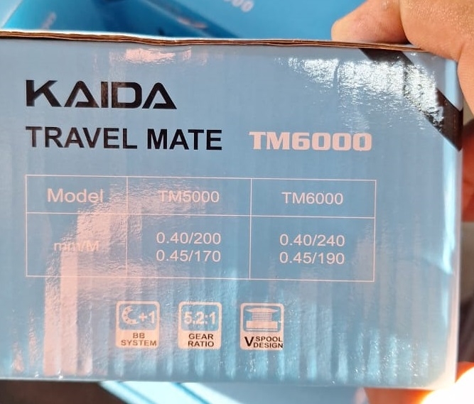 Катушка Kaida Travel Mate, 5+1 подшип., 5.2:1, TM6000