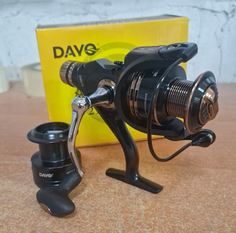 Катушка Dayo Automne 270603-60, 4.7:1, AVS, байтран., алюмин. шпуля + запасная, 6000