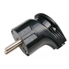 Вилка Smartbuy угловая с заземл.черная 16A 250В (SBE-16-P02-b) (5/50)