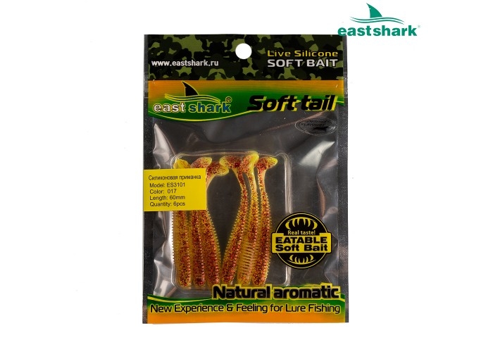 Силиконовая приманка ES3101 60 мм color: 017 (кратно 6шт)