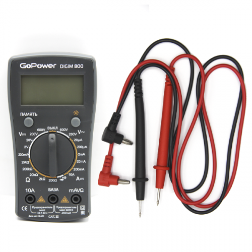 Мультиметр GoPower DigiM 800 (1/80)