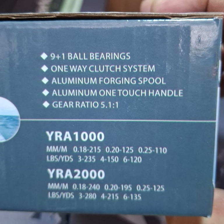 Катушка EastShark YRA 1000, 9+1 подшипн., 5.1:1