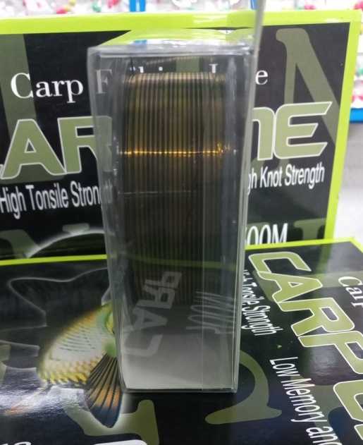 Леска Komandor CARP Line зелено-черная, 300м, 0,25мм (2/10)
